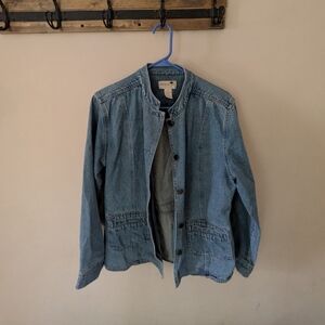 J. Jill "Out of the Blue" Denim Jacket | Size Small Tall | Blue